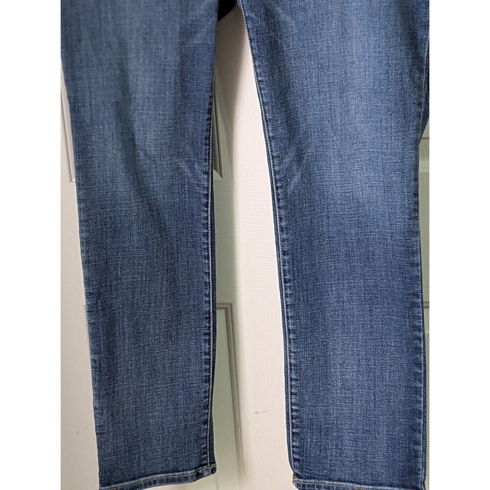 Seven 7 Denim Jeans Pants Womens 16 Classic Straight Leg Medium Wash Stretch - Picture 2 of 10